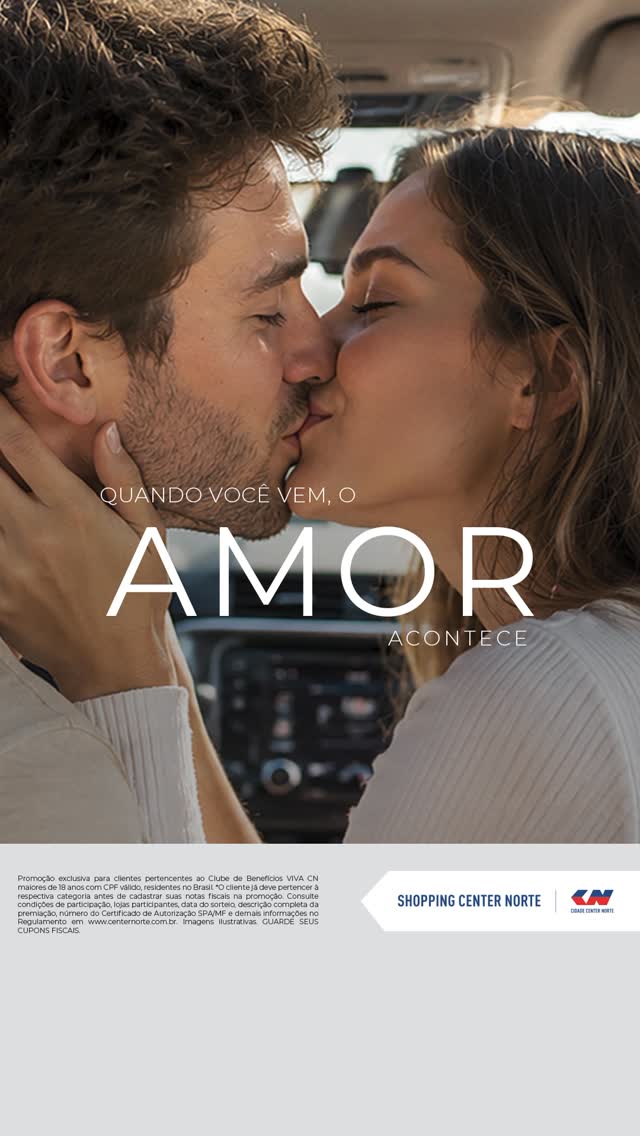 Campanha 'Quando você vem, o amor acontece' — Shopping Center Norte, Vila Guilherme, São Paulo