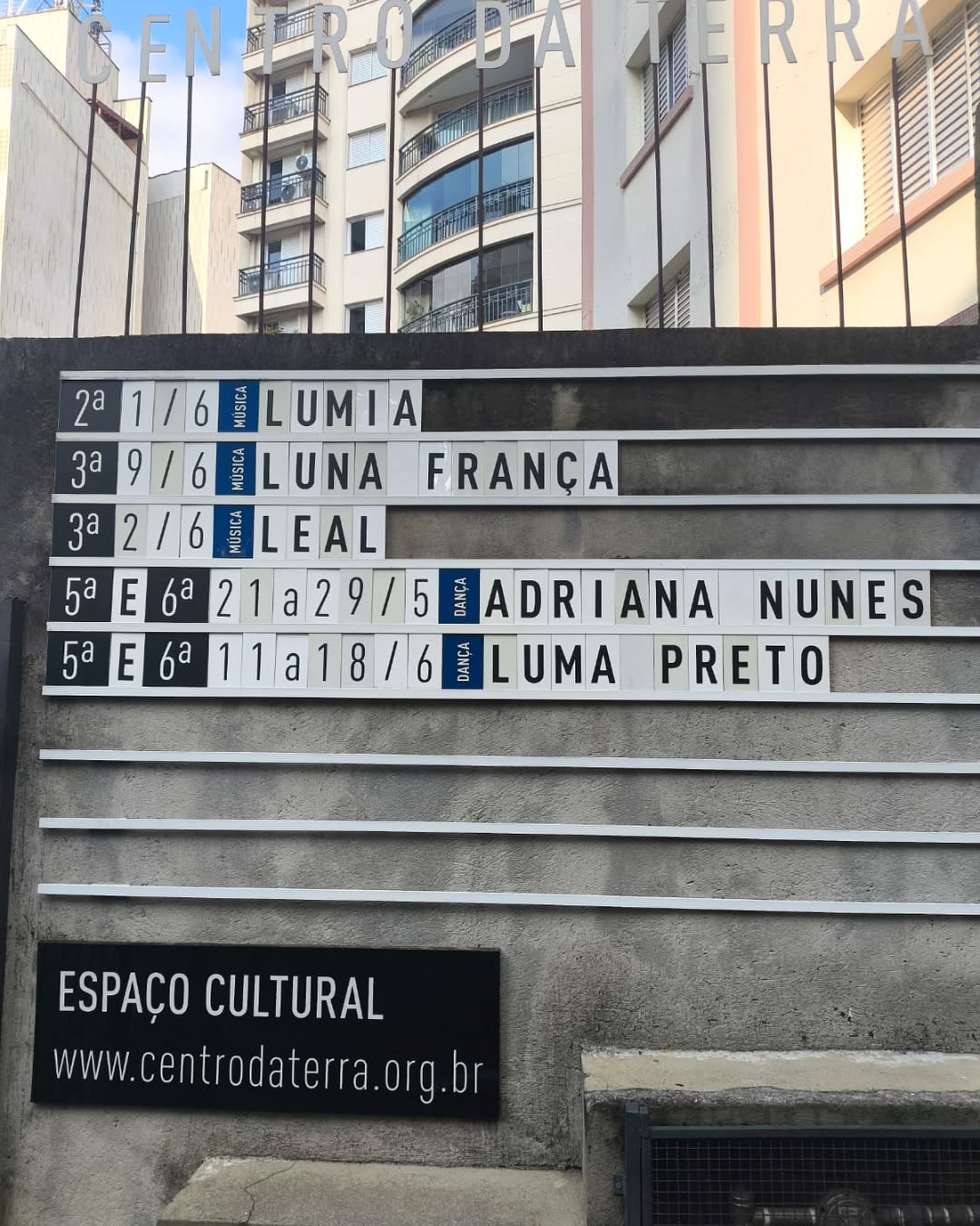 LUMIA: QUINTETO — Centro da Terra, Perdizes, São Paulo