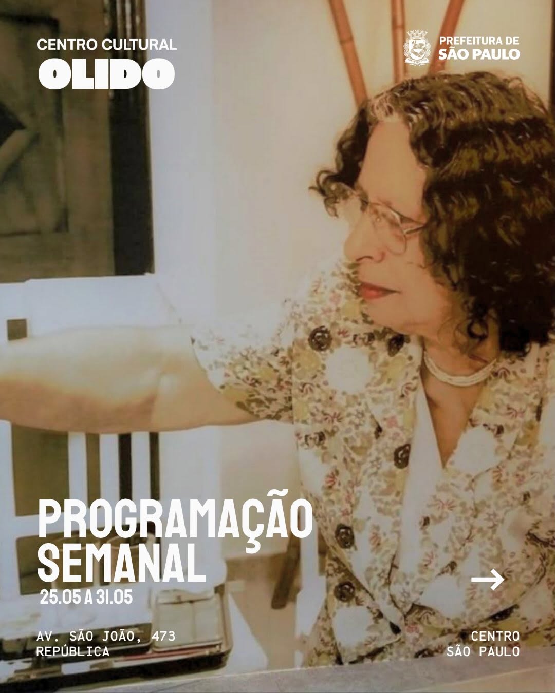 Exposição Cidade Postal Gladys Maldaun — Centro Cultural Olido, República, São Paulo