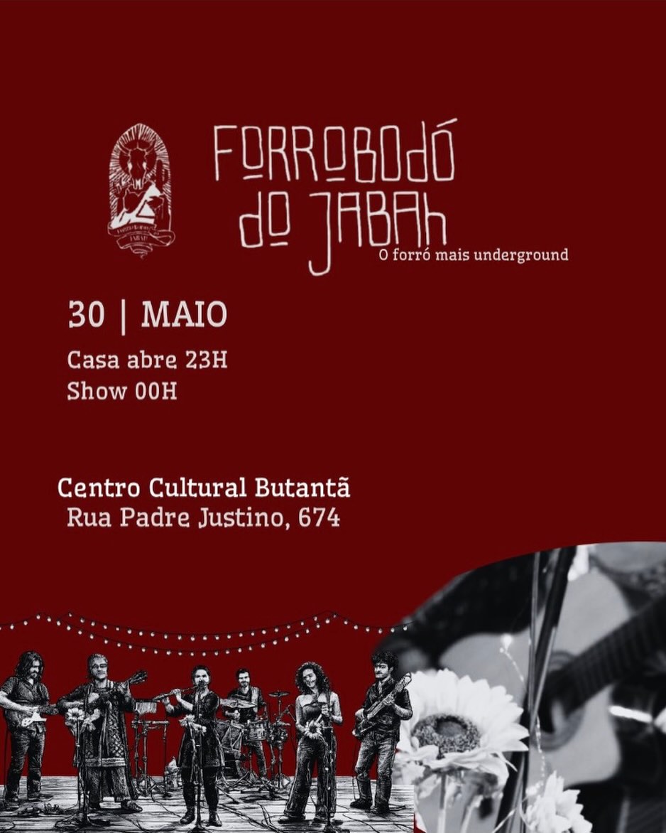 Forrobodó do Jabah — Centro Cultural Butantã, Vila Sônia, São Paulo