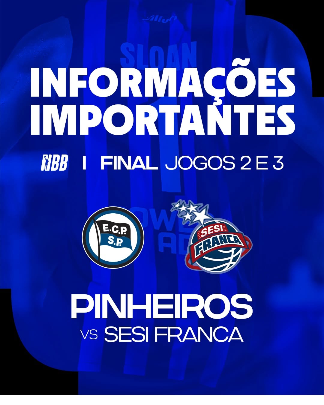 Final NBB - Pinheiros vs Franca (Jogo 2) — Esporte Clube Pinheiros, Pinheiros, São Paulo