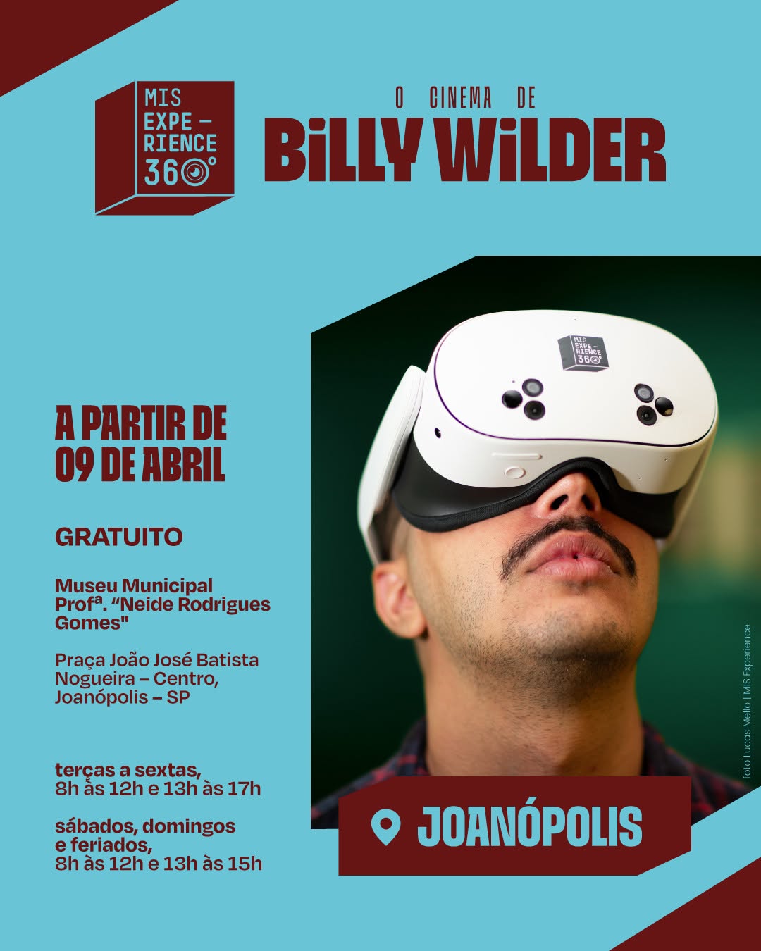 MIS EXPERIENCE 360º em Joanópolis! - O cinema de Billy Wilder