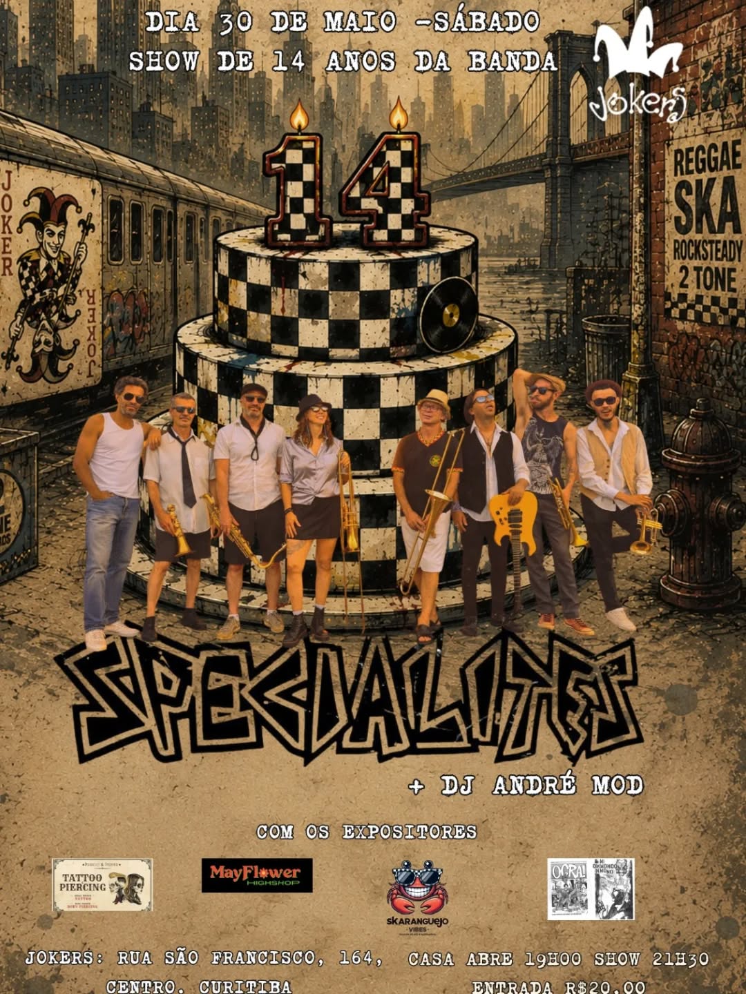 Baile Specialites 14 Anos — Jokers Pub, Centro, Curitiba