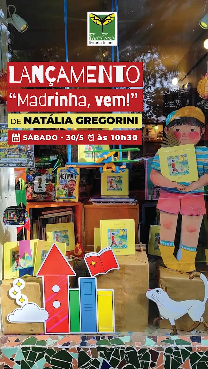 Encontro com a autora Natália Gregorini — PanaPaná Livraria Infantil, Vila Mariana, São Paulo