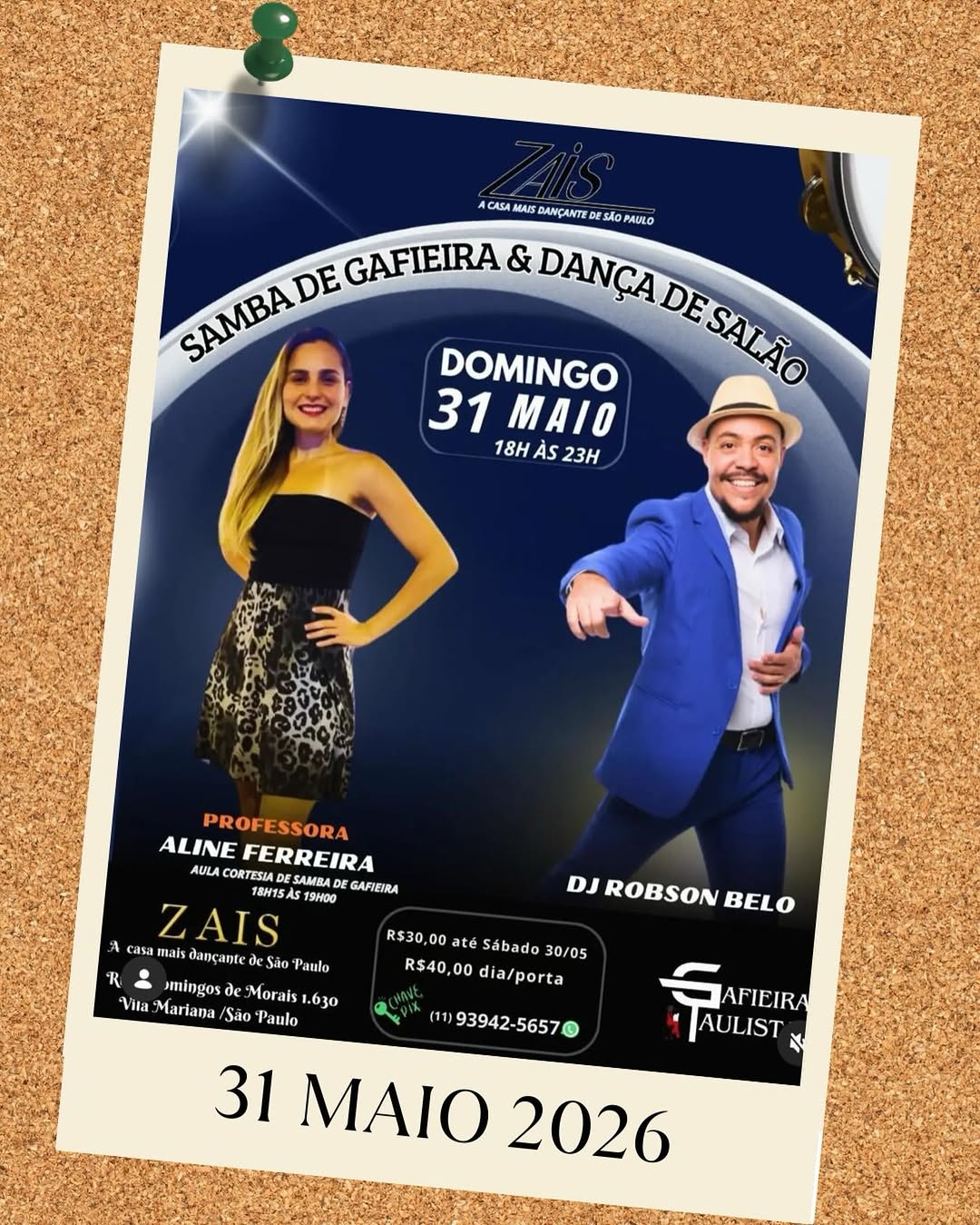 Domingo tem Gafieira Paulista na Zais — Zais - A casa mais dançante de São Paulo, Vila Mariana, São Paulo