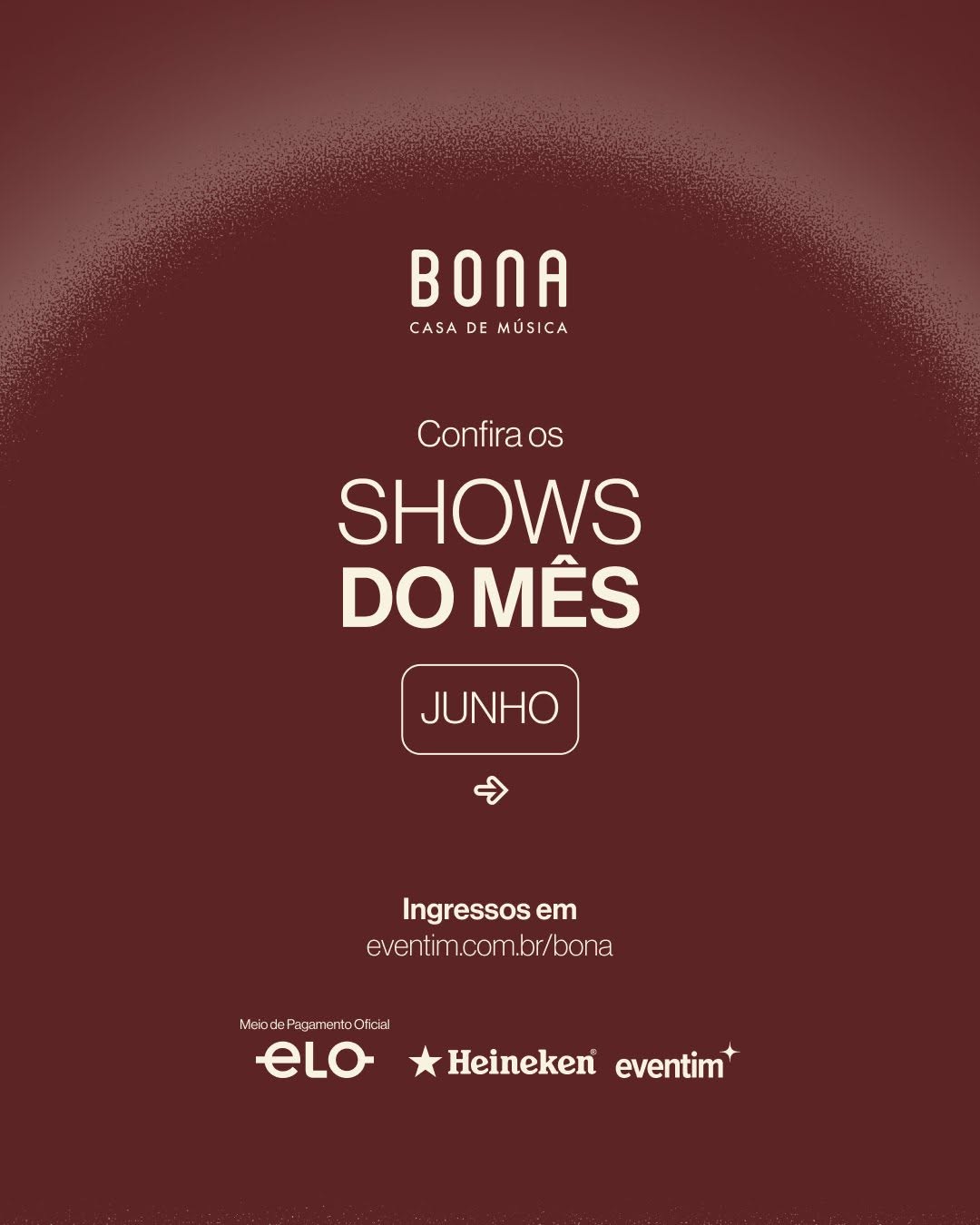 Programação completa do mês de Junho — Bona Casa de Música, Pinheiros, São Paulo