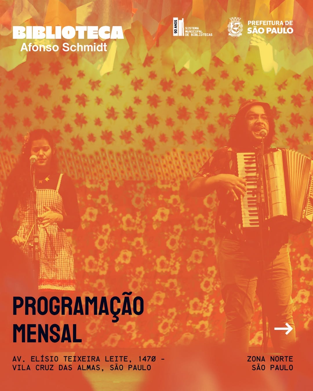 Sementes da Leitura — Biblioteca Afonso Schmidt, Freguesia do Ó, São Paulo