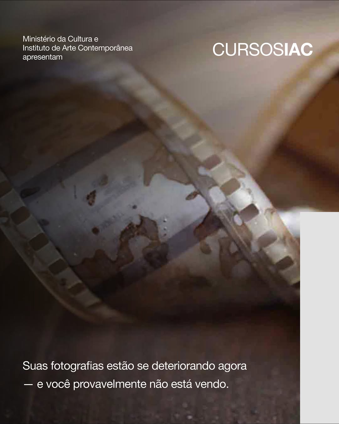 Teorias e Práticas da Conservação de Fotografias | Aula 1 — Instituto de Arte Contemporânea, Pinheiros, São Paulo