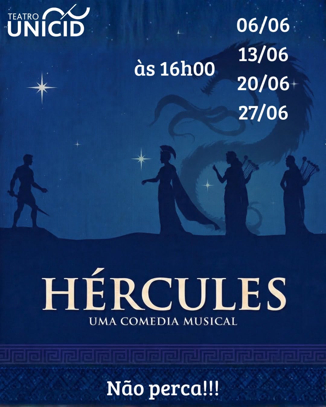 Hércules: O Grande Herói — Teatro UNICID, Vila Leopoldina, São Paulo