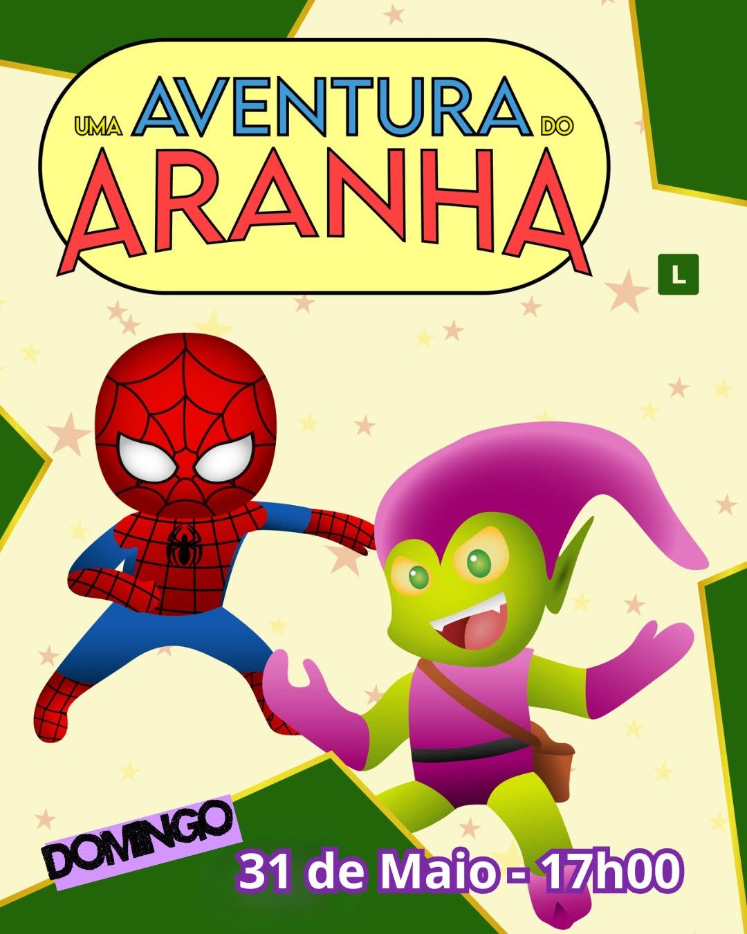 Uma Aventura do Aranha — Teatro Jardim Sul, Vila Andrade, São Paulo