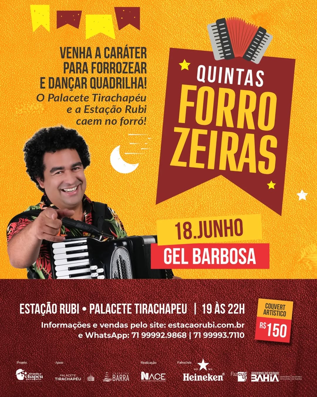 Quintas Forrozeiras na Estação Rubi