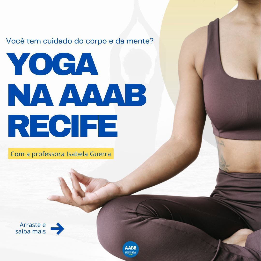 Yoga na AABB Recife com Isabela Guerra