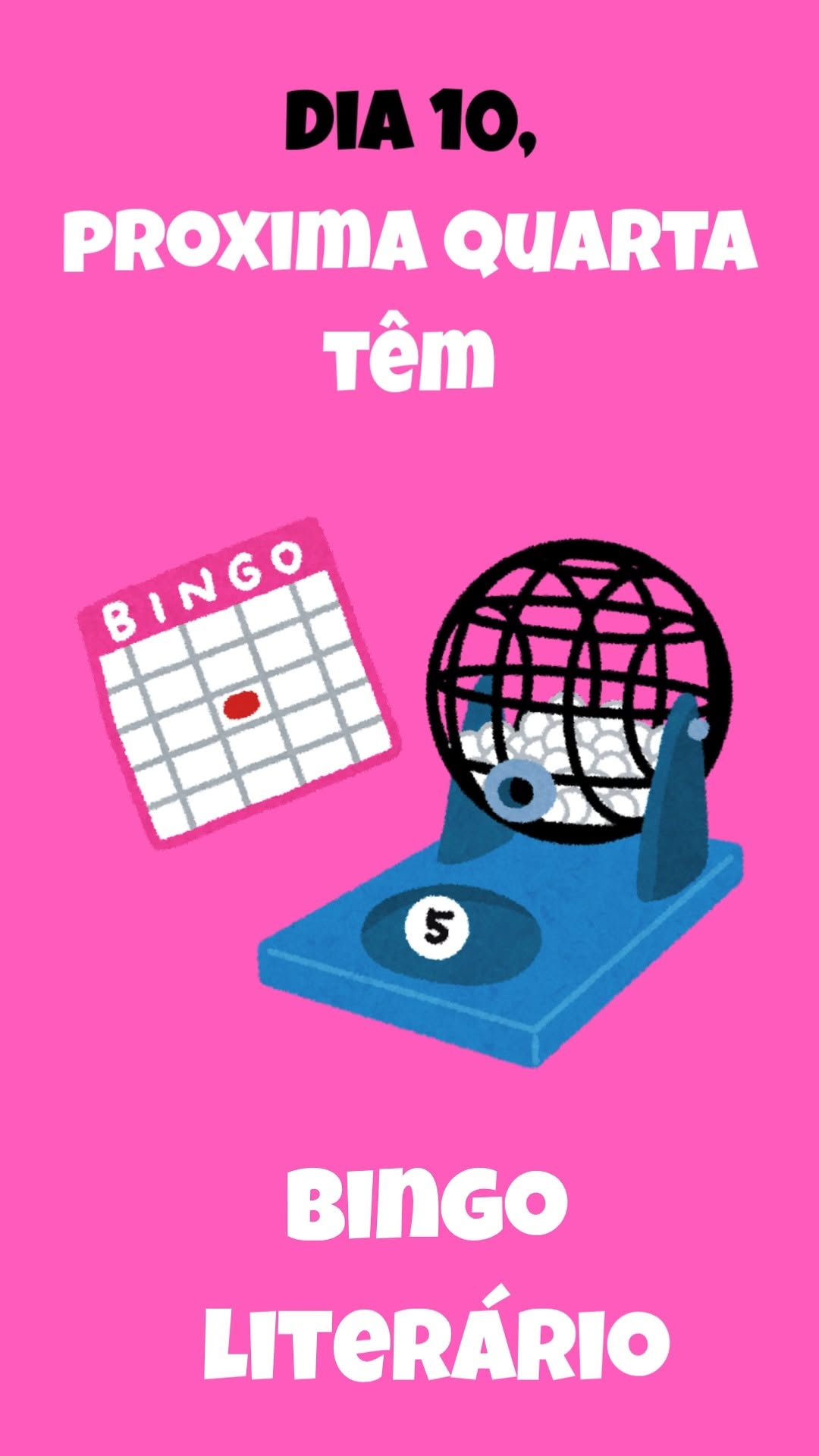 Bingo Literário — Biblioteca Ricardo Ramos, Vila Prudente, São Paulo