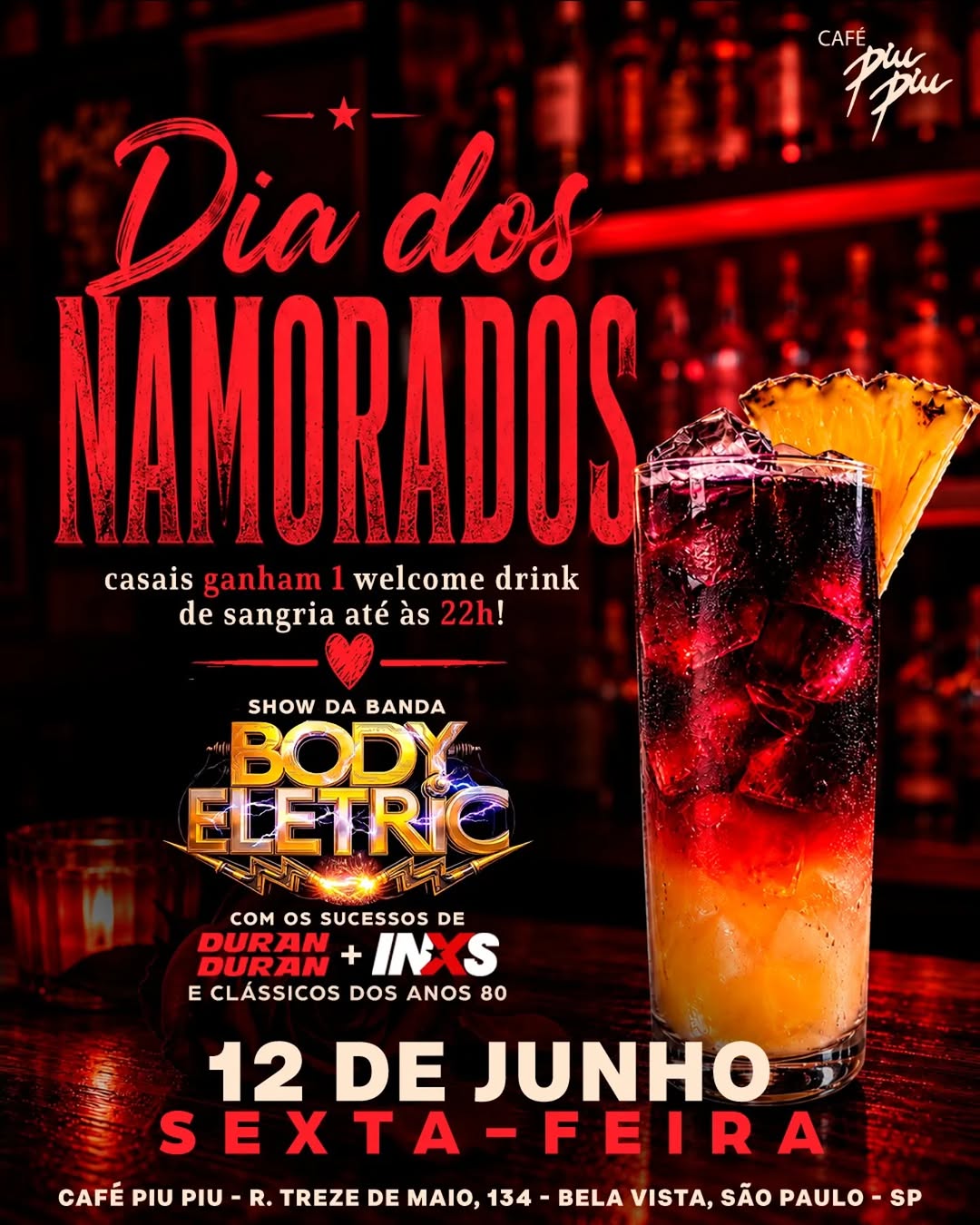 Dia dos Namorados no Café Piu Piu — Café Piu Piu, Bela Vista, São Paulo
