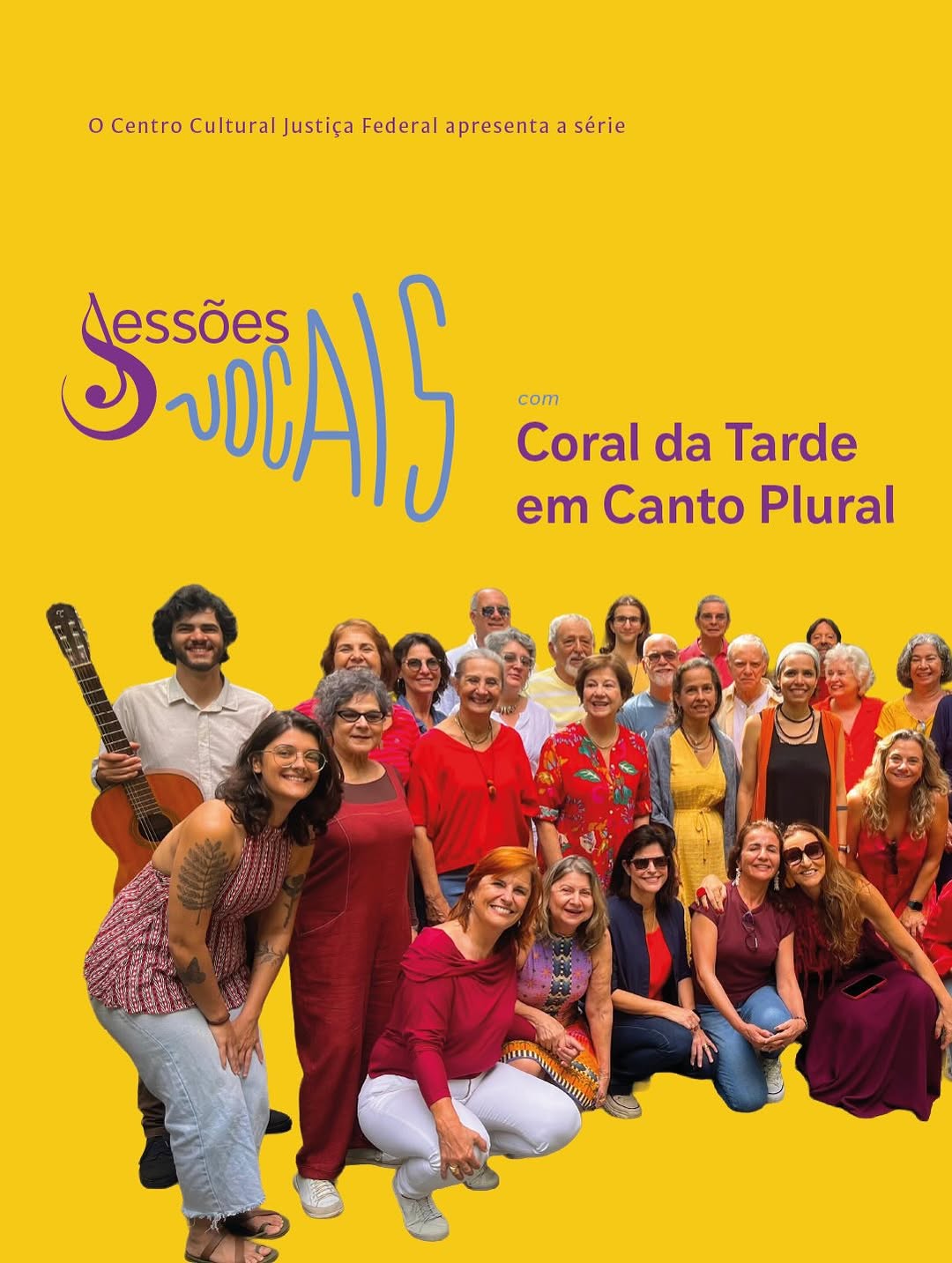 Coral da Tarde em Canto Plural — Centro Cultural Justiça Federal, Centro, Rio de Janeiro