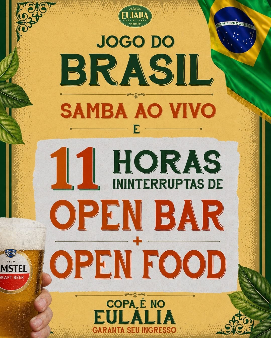 Copa Eulália — Eulália Casa de Samba, Itaim Bibi, São Paulo