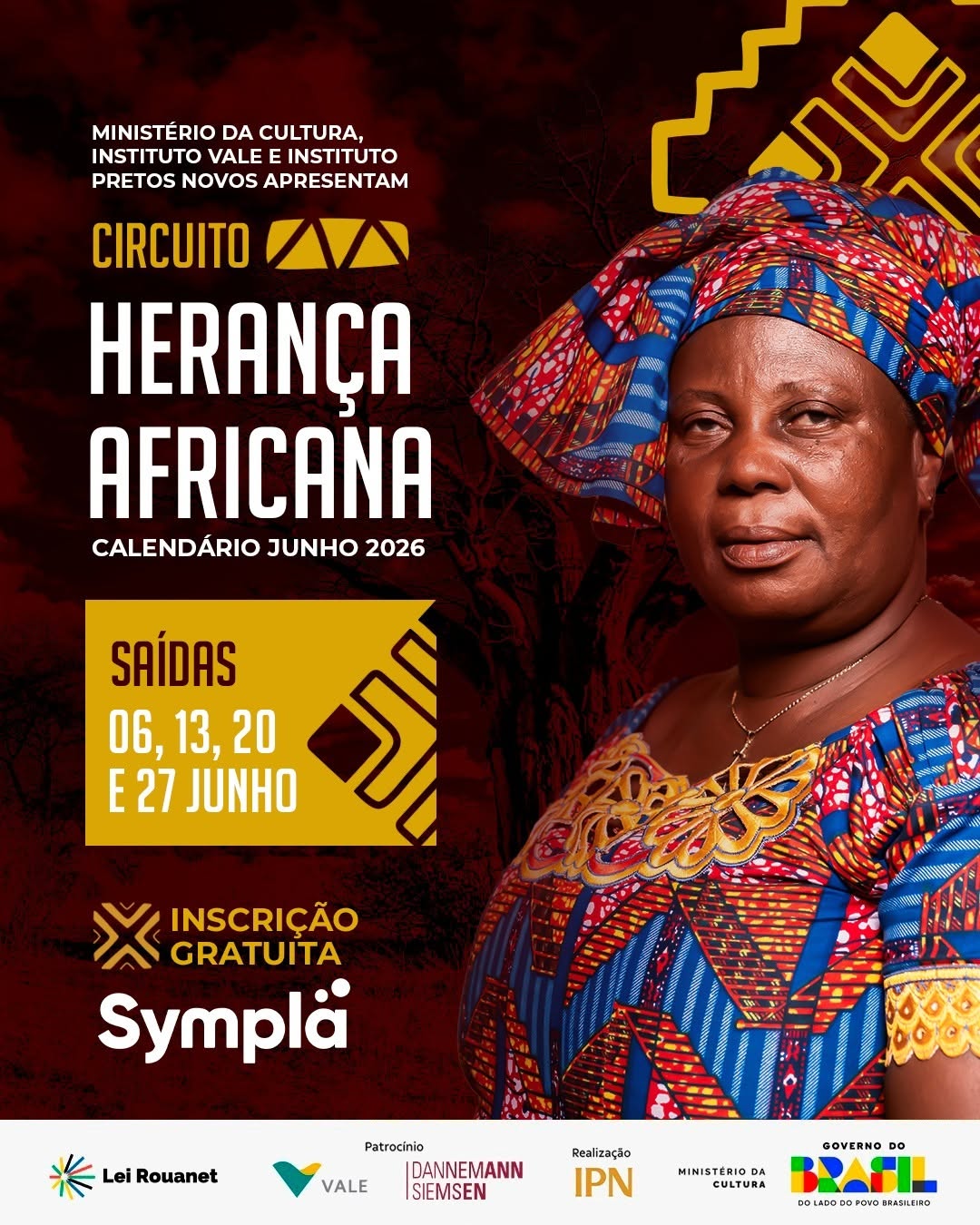 Circuito Histórico de Herança Africana – Junho 2026 — Instituto Pretos Novos, Gamboa, Rio de Janeiro