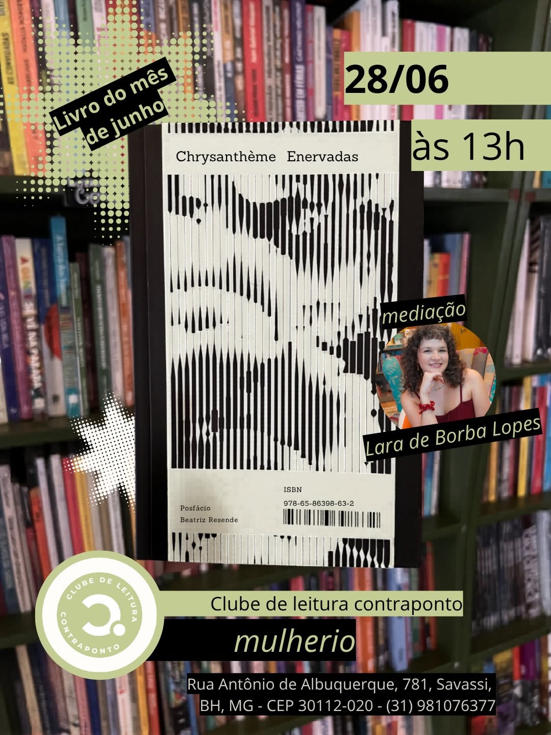 Clube de Leitura: Enervadas — Livraria Contraponto, Savassi, Belo Horizonte