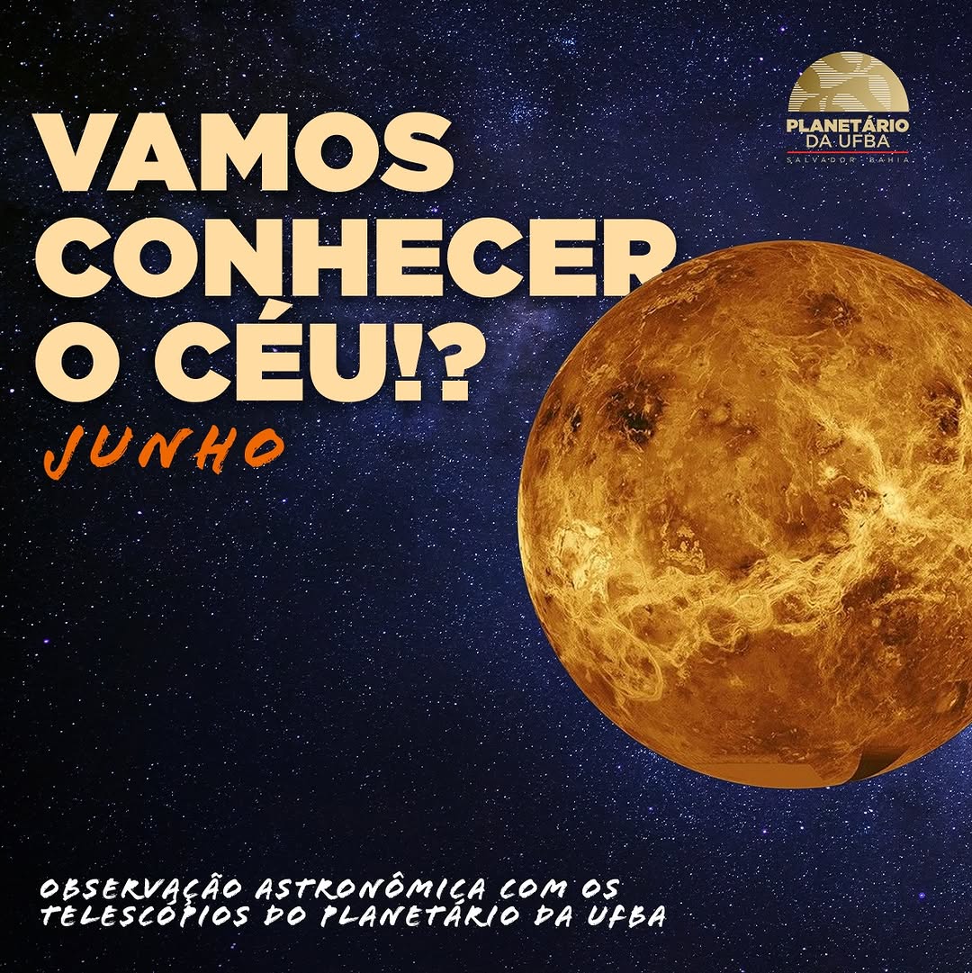 Observação Astronômica com os Telescópios do Planetário da UFBA — Planetário da UFBA, Salvador