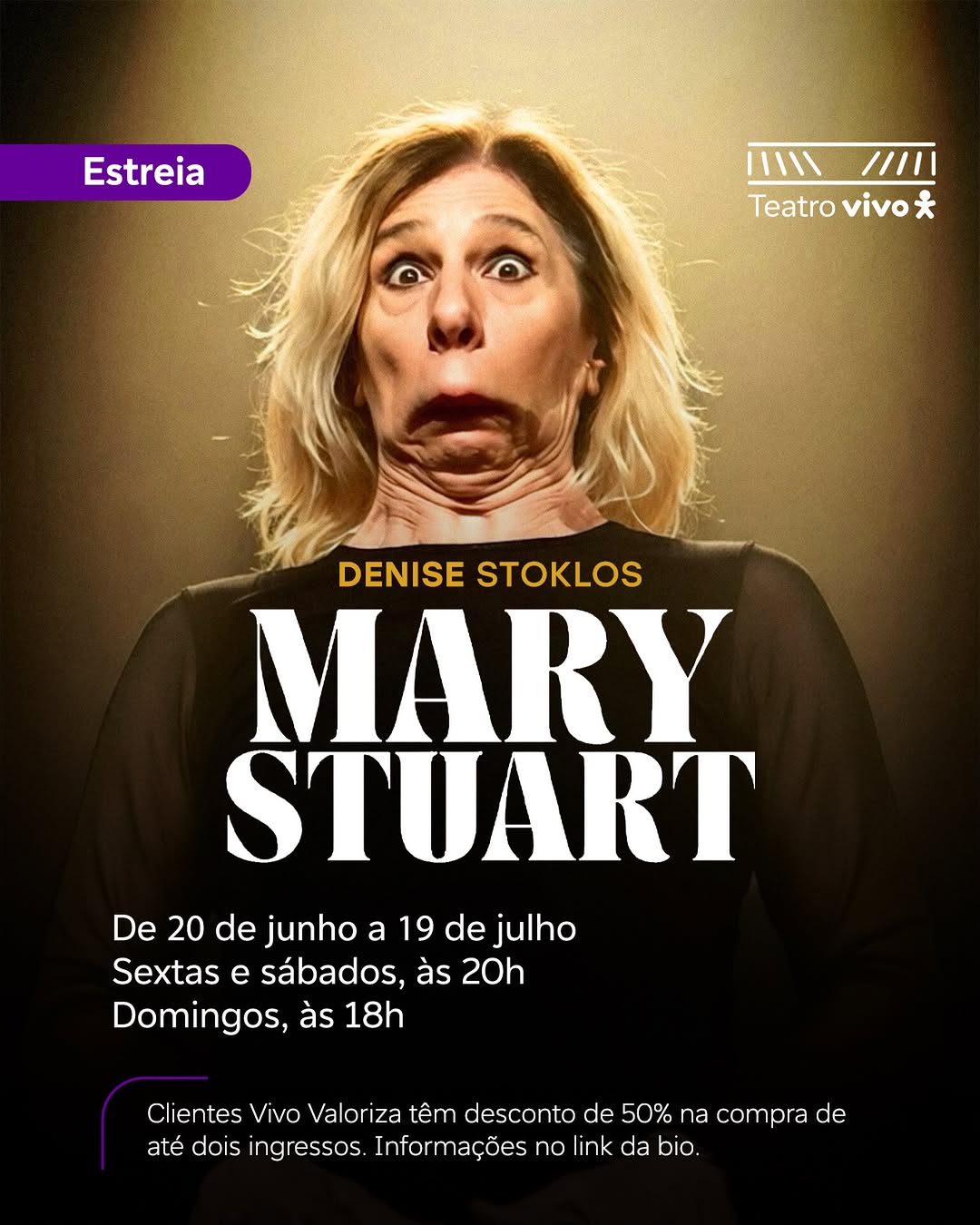 Mary Stuart — Teatro Vivo SP, Morumbi, São Paulo
