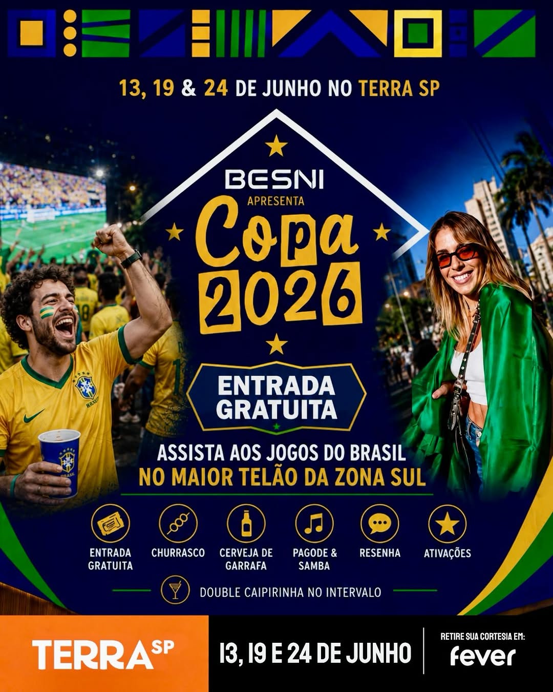 Copa 2026 no Terra SP