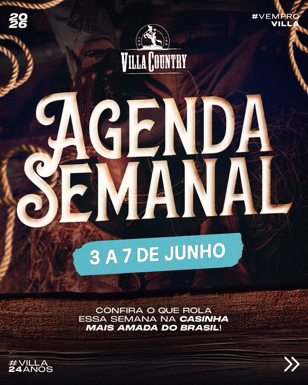 Agenda Semanal do Villa