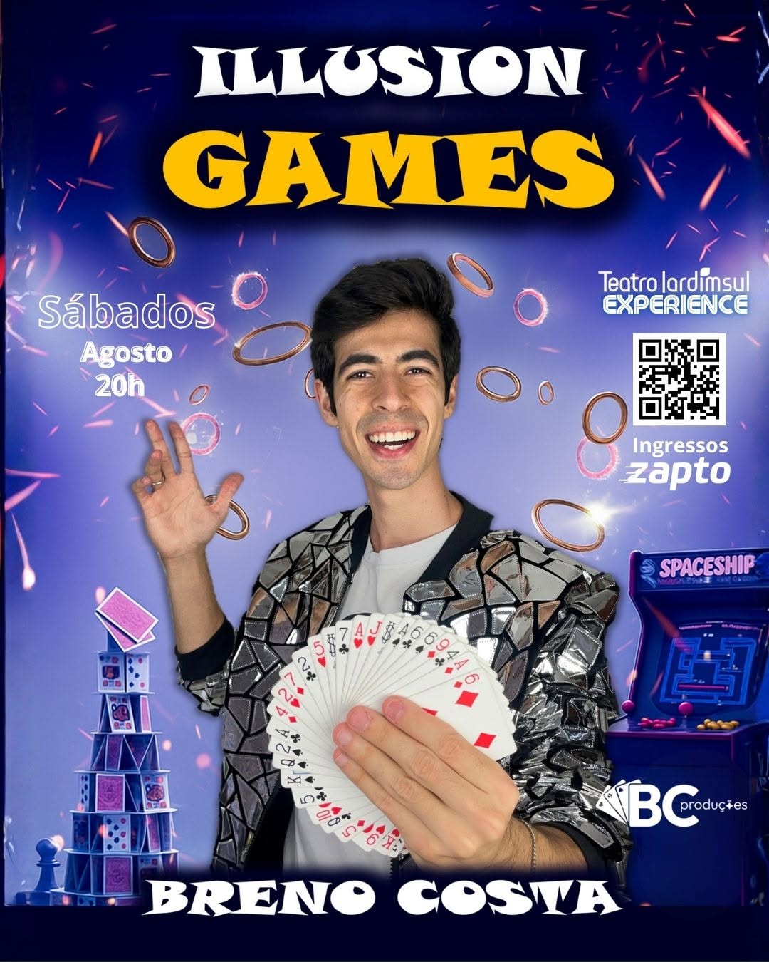 ILLUSION GAMES - Breno Costa — Teatro Jardim Sul, Vila Andrade, São Paulo