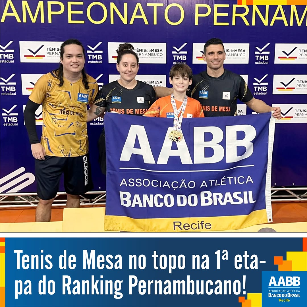 2ª Etapa do Ranking Pernambucano de Tênis de Mesa 2026 — AABB Recife, Graças, Recife