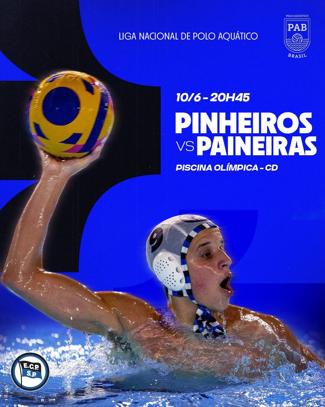 Liga Nacional de Polo Aquático - Ecopinheiros vs Paineiras — Esporte Clube Pinheiros, Pinheiros, São Paulo