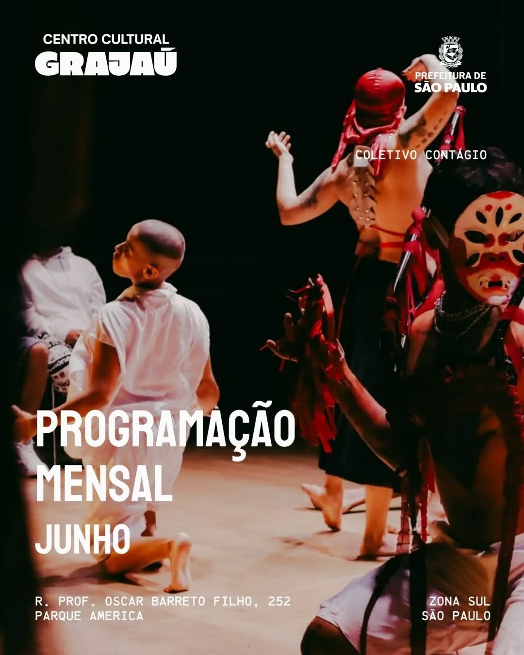 Programação de Junho - Música, Oficinas e Teatro