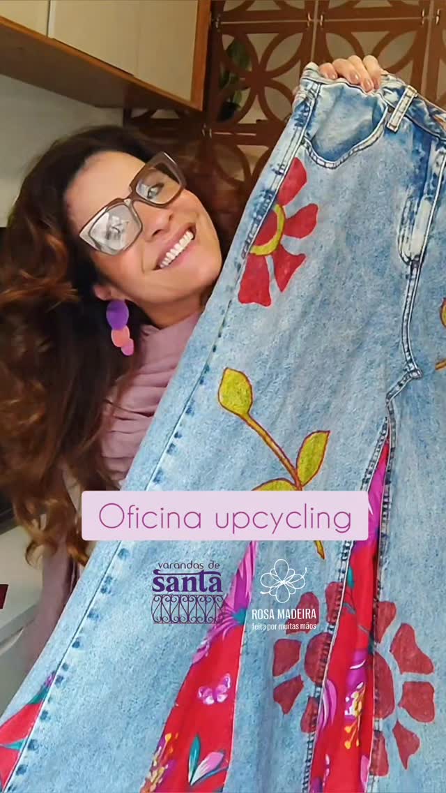 Oficina de Upcycling na Casa de Cultura Laurinda Santos Lobo