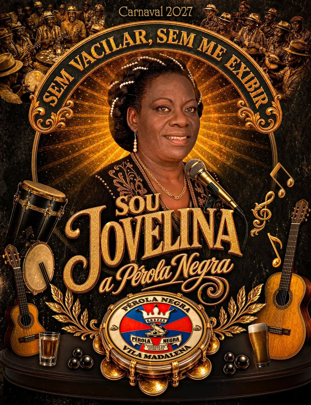 Carnaval 2027 - Jovelina a Pérola Negra — G.R.S.C.E.S. Pérola Negra, Pinheiros, São Paulo