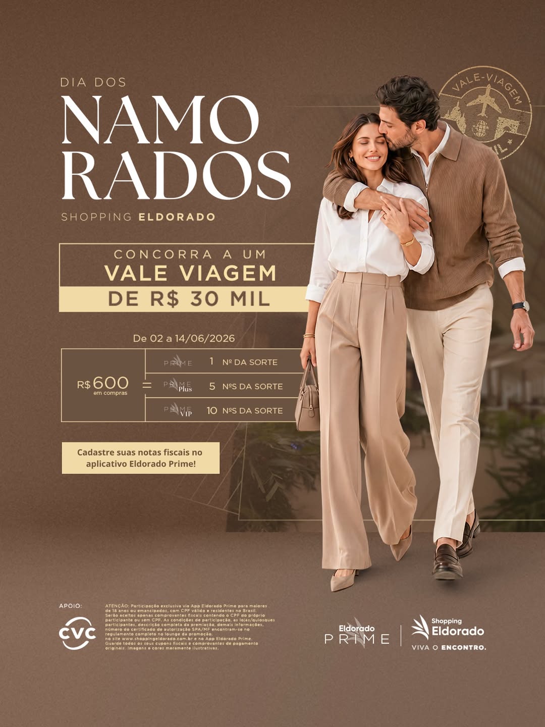 Promoção de Dia dos Namorados do Shopping Eldorado