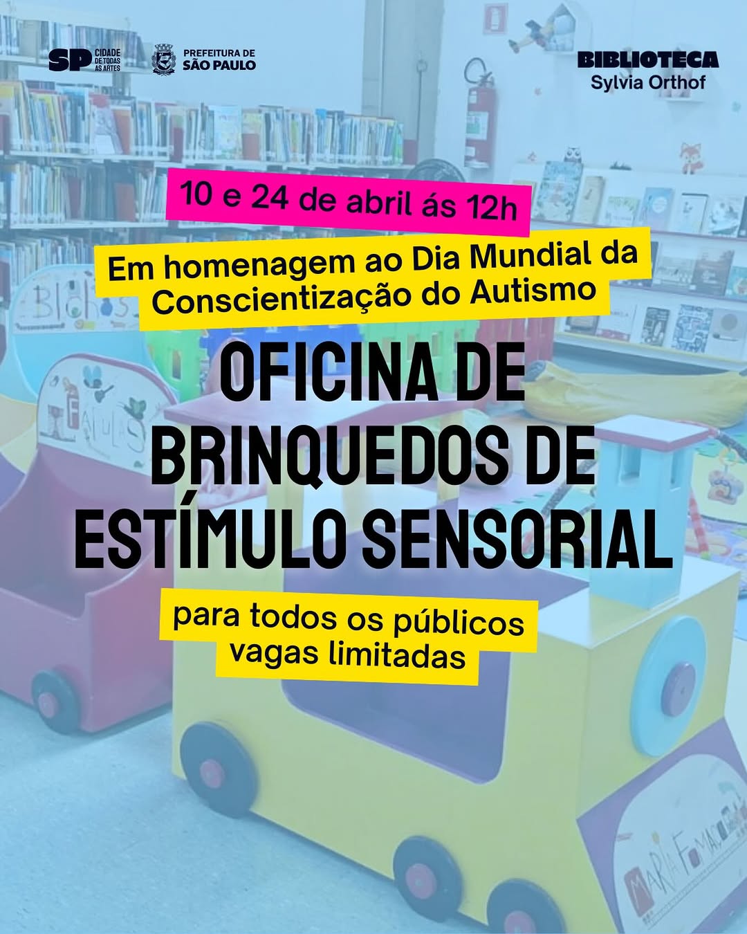 Oficina de Brinquedos de Estímulo Sensorial