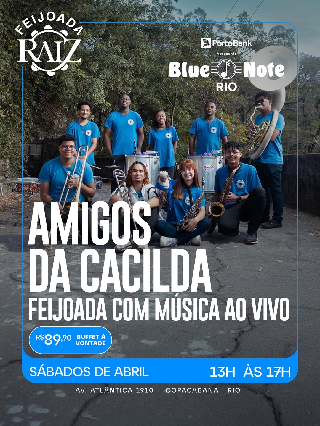 Feijoada Raiz do Blue Note Rio