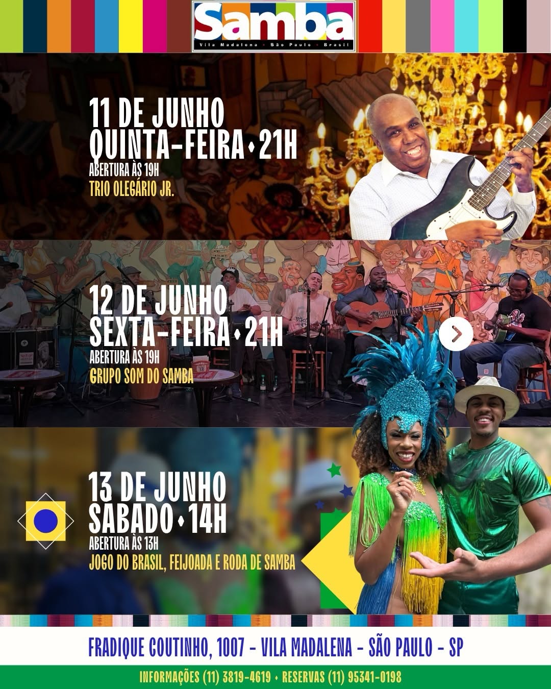 Roda de samba com @gruposambabaroficial + bateria do Mestre Zoinho — Bar Samba, Pinheiros, São Paulo