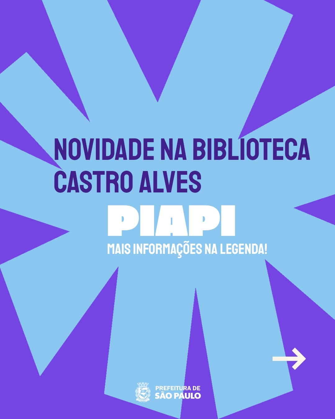 PIAPI - Programa de Iniciação Artística para a Primeira Infância — Biblioteca Castro Alves, Ipiranga, São Paulo