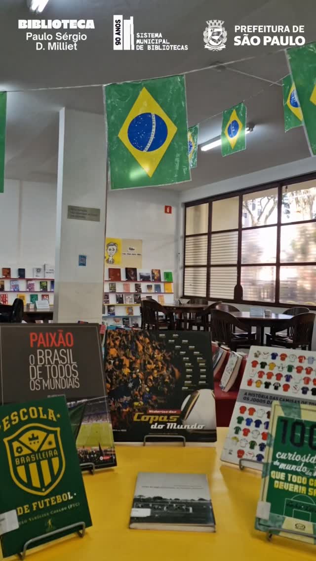 Estreia do Brasil na Copa do Mundo 2026 — Biblioteca P. Paulo S. D. Milliet, Água Rasa, São Paulo