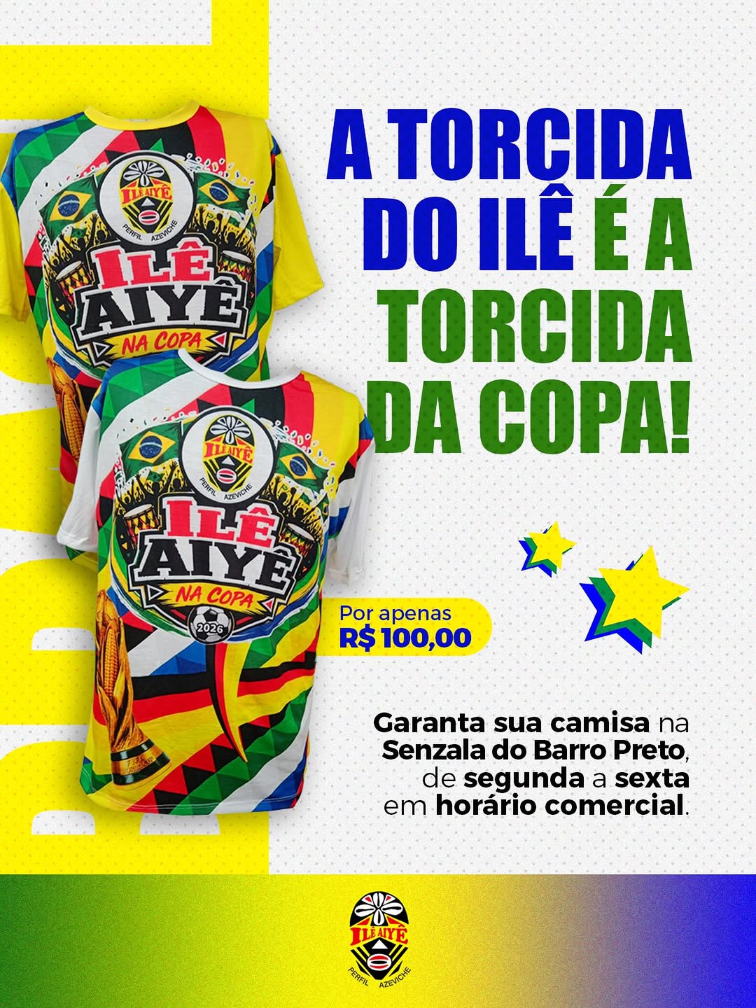 Venda de Camisa Exclusiva do Ilê Aiyê — Ilê Aiyê, Salvador