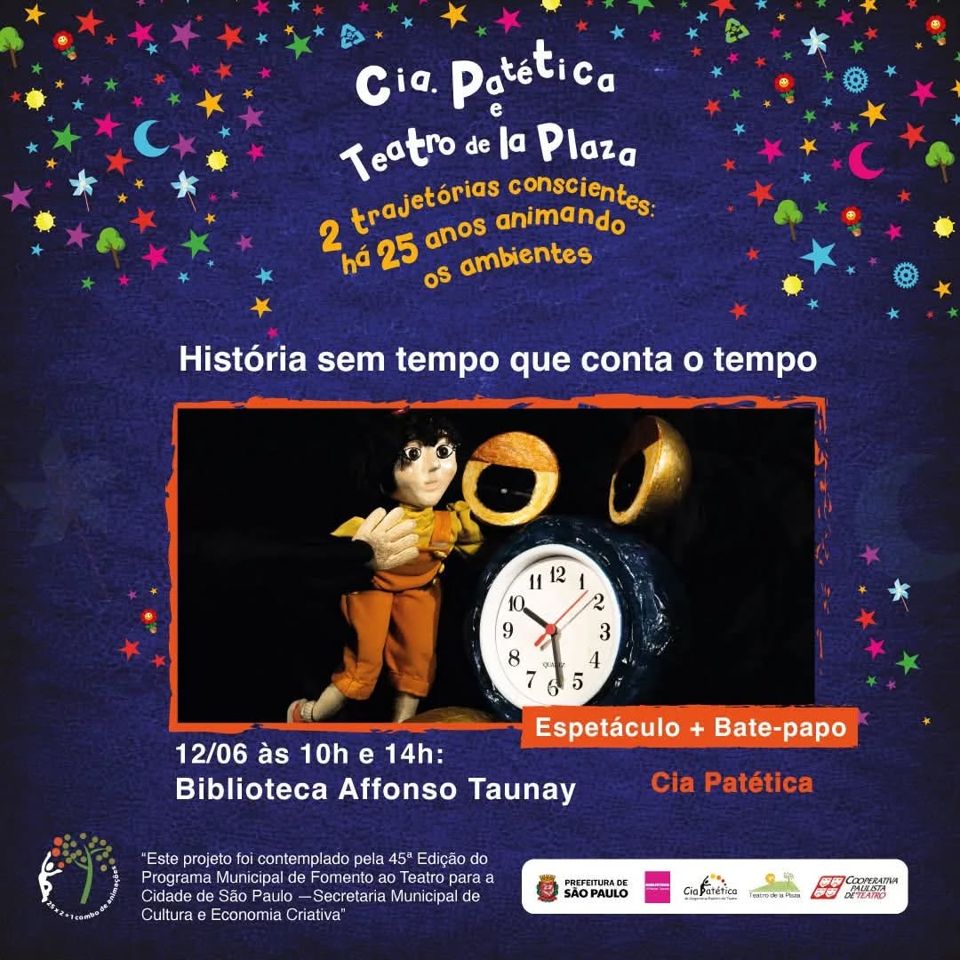 História Sem Tempo Que Conta o Tempo — Biblioteca Affonso Taunay, Mooca, São Paulo