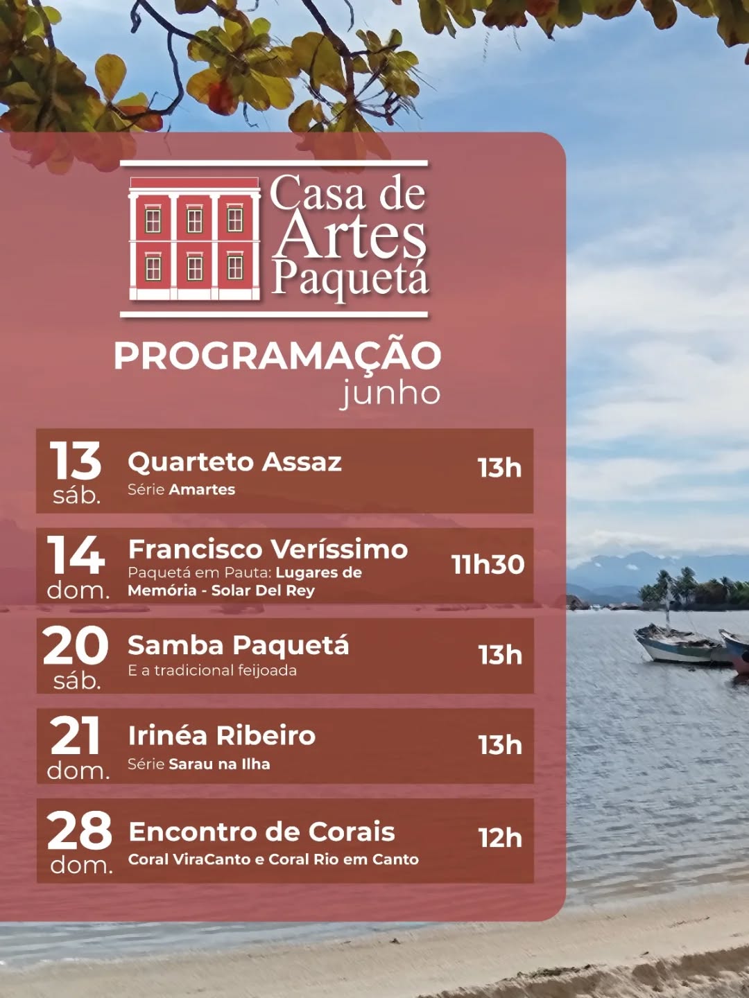 Série Amartes | Quarteto Assaz — Ilha de Paquetá (Casa de Artes), Rio de Janeiro