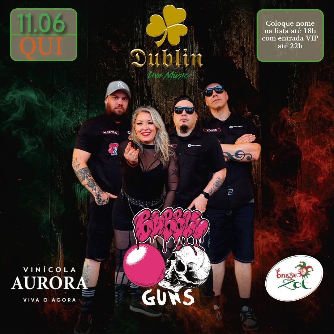 Banda Bubble Guns e Dj Cecil Watanabe
