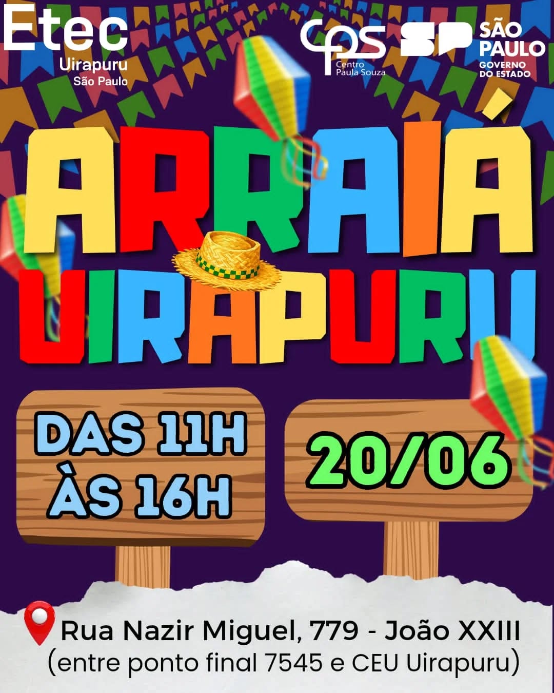 Arraiá da Etec Uirapuru