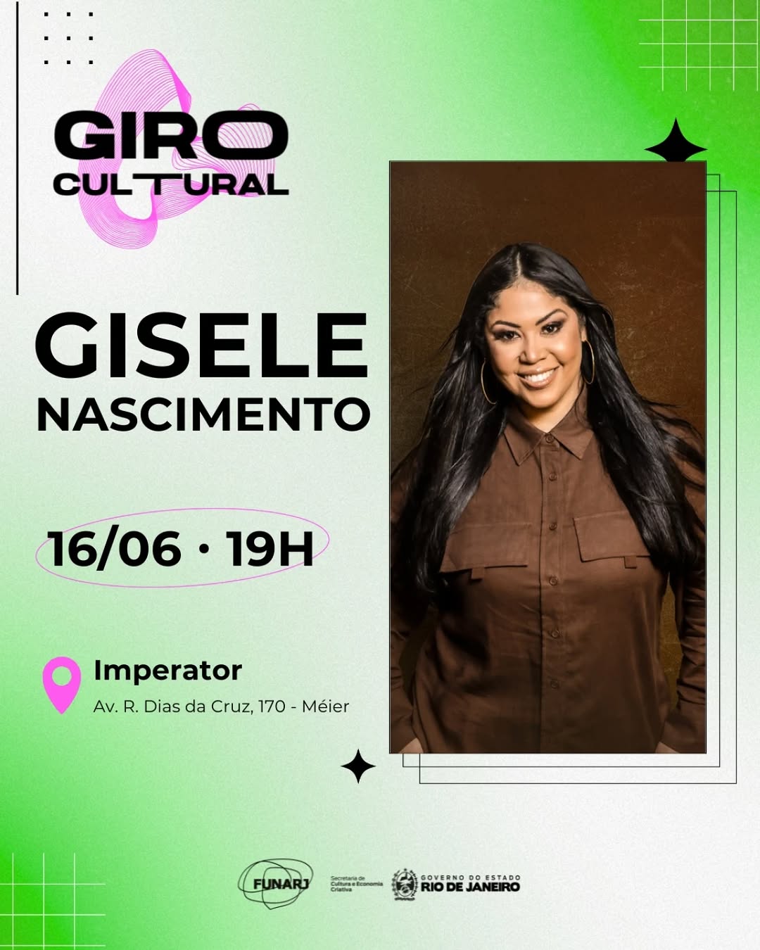 Giro Cultural com Gisele Nascimento — Teatro João Caetano, Rio de Janeiro