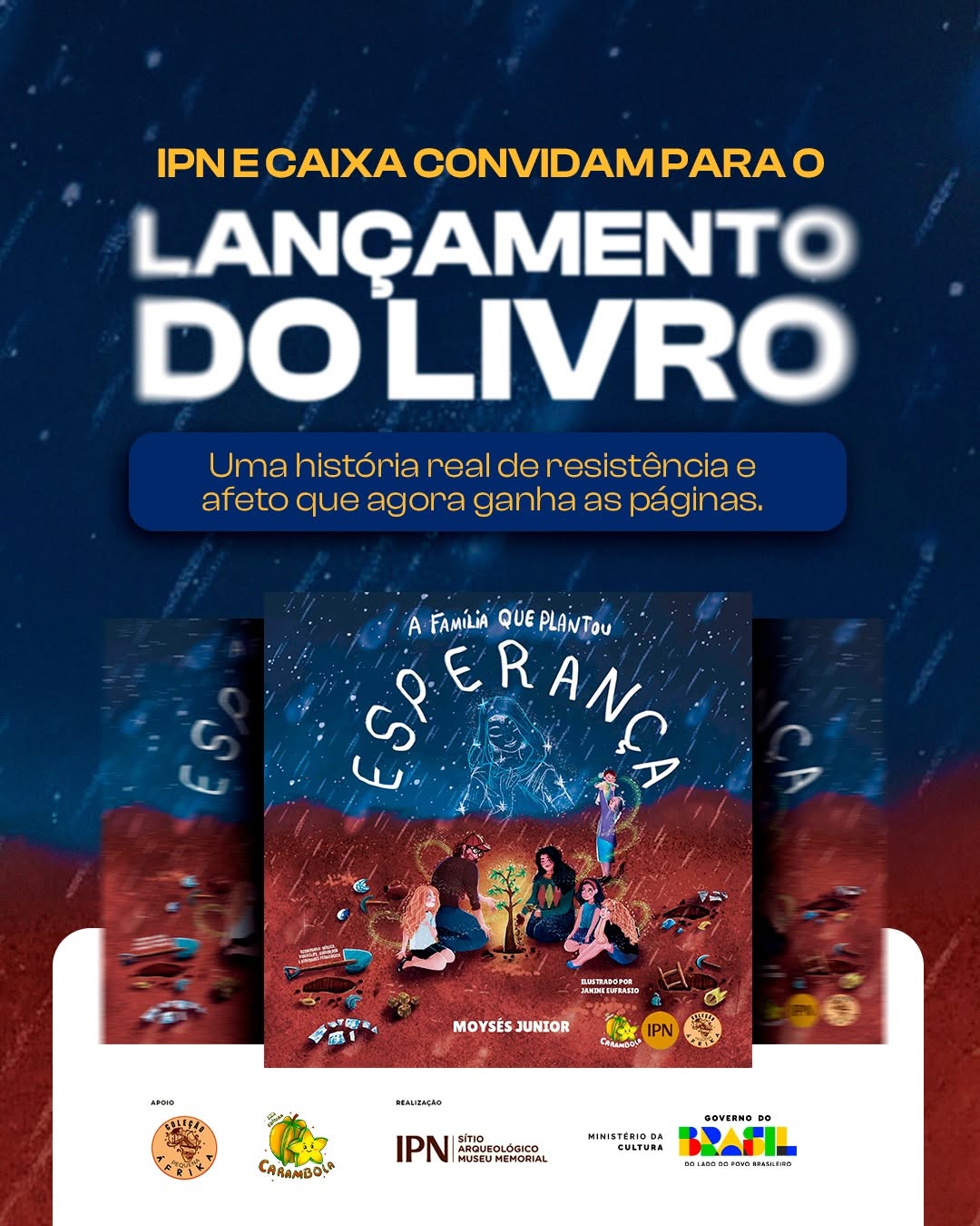 Lançamento do Livro 'A Família que Plantou Esperança' — Instituto Pretos Novos, Gamboa, Rio de Janeiro