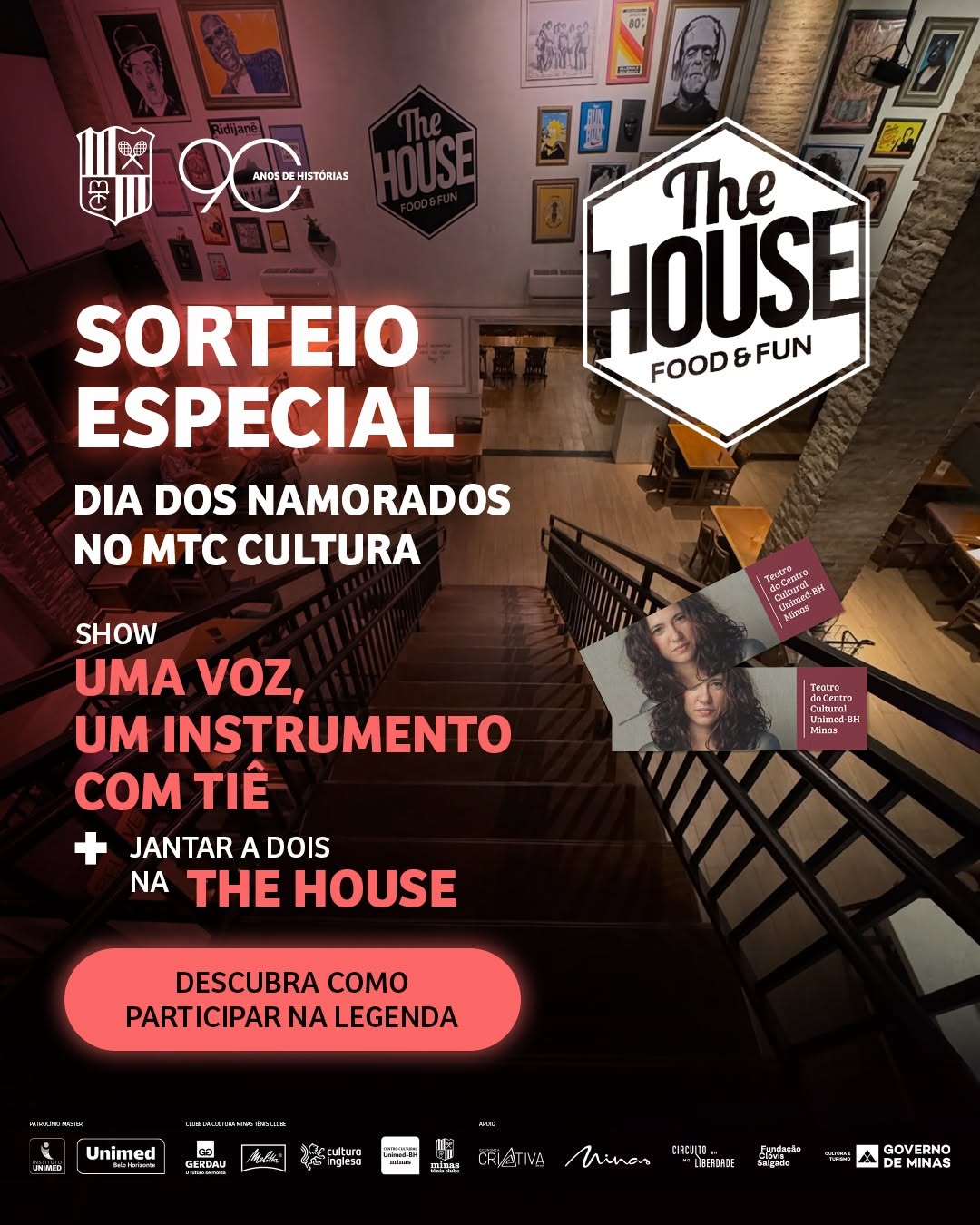 Amorosa e Esgotada – Tiê convida Vitor Santana – Uma voz, um instrumento — Minas Tênis Clube, Belo Horizonte