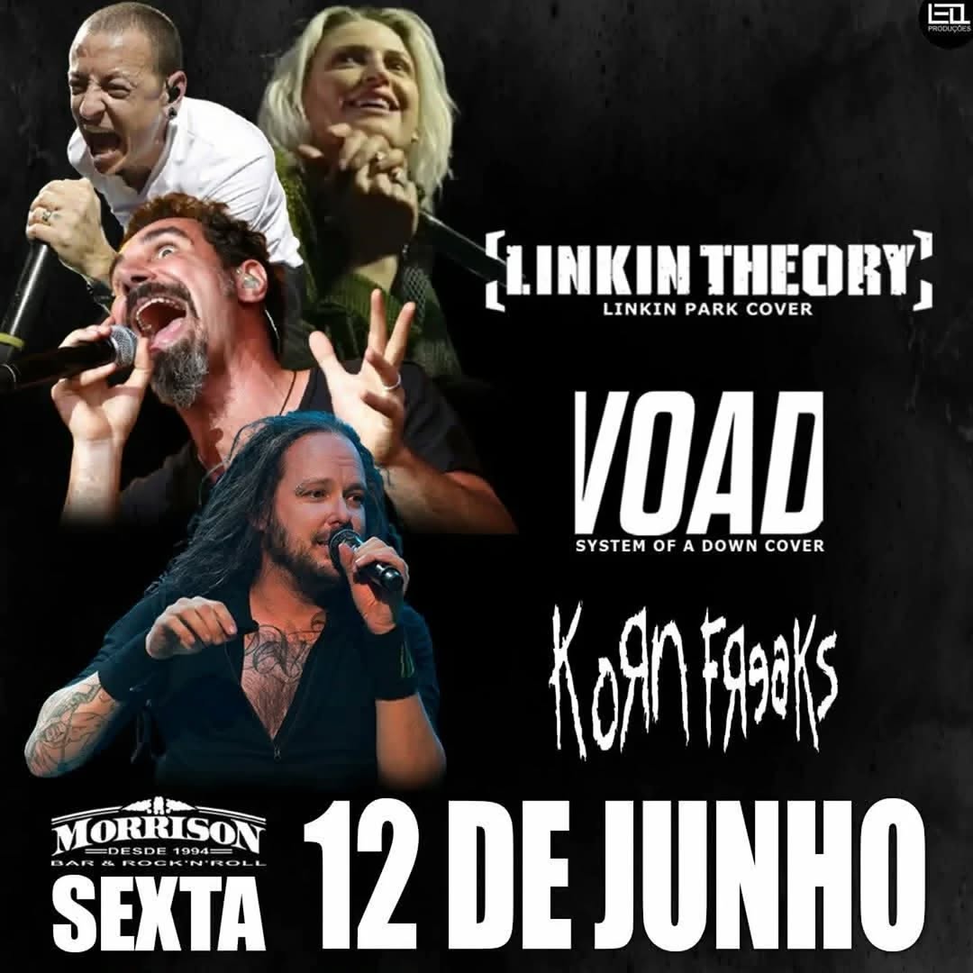 DIA DOS NAMORADOS - LINKIN PARK COVER, SYSTEM OF A DOWN COVER, KORN COVER — Morrison Rock Bar, Pinheiros, São Paulo