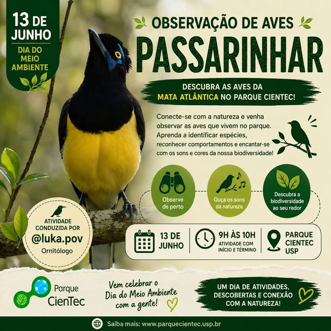 Dia do Meio Ambiente no Parque CienTec
