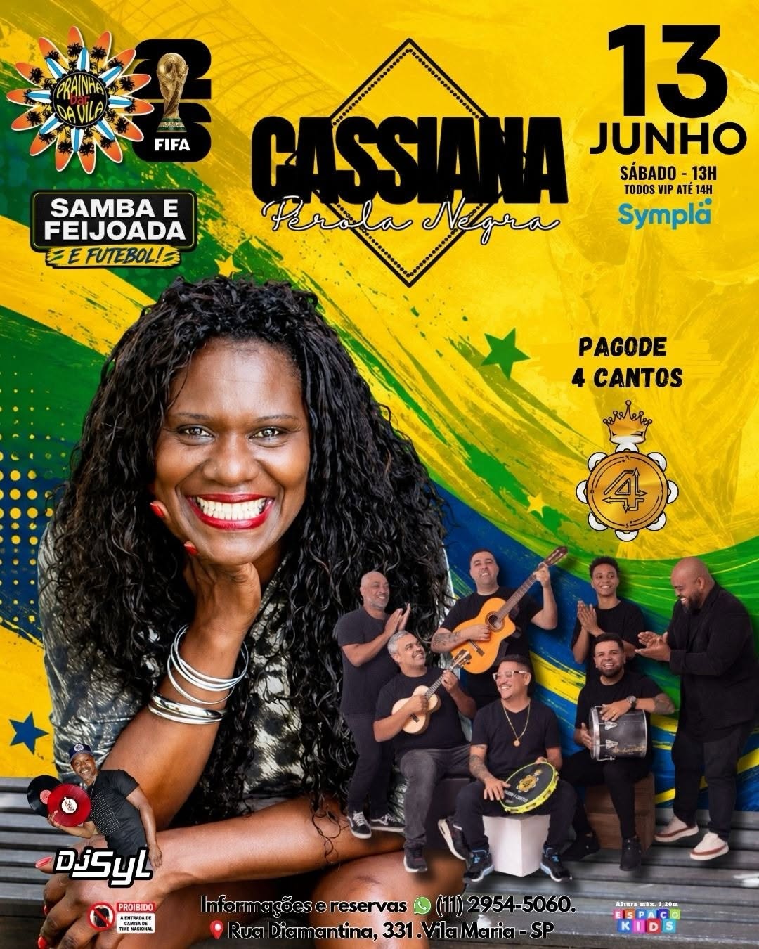 COPA DO MUNDO PRAINHA DA VILA - Brasil e Marrocos — Prainha da Vila Bar, Vila Maria, São Paulo