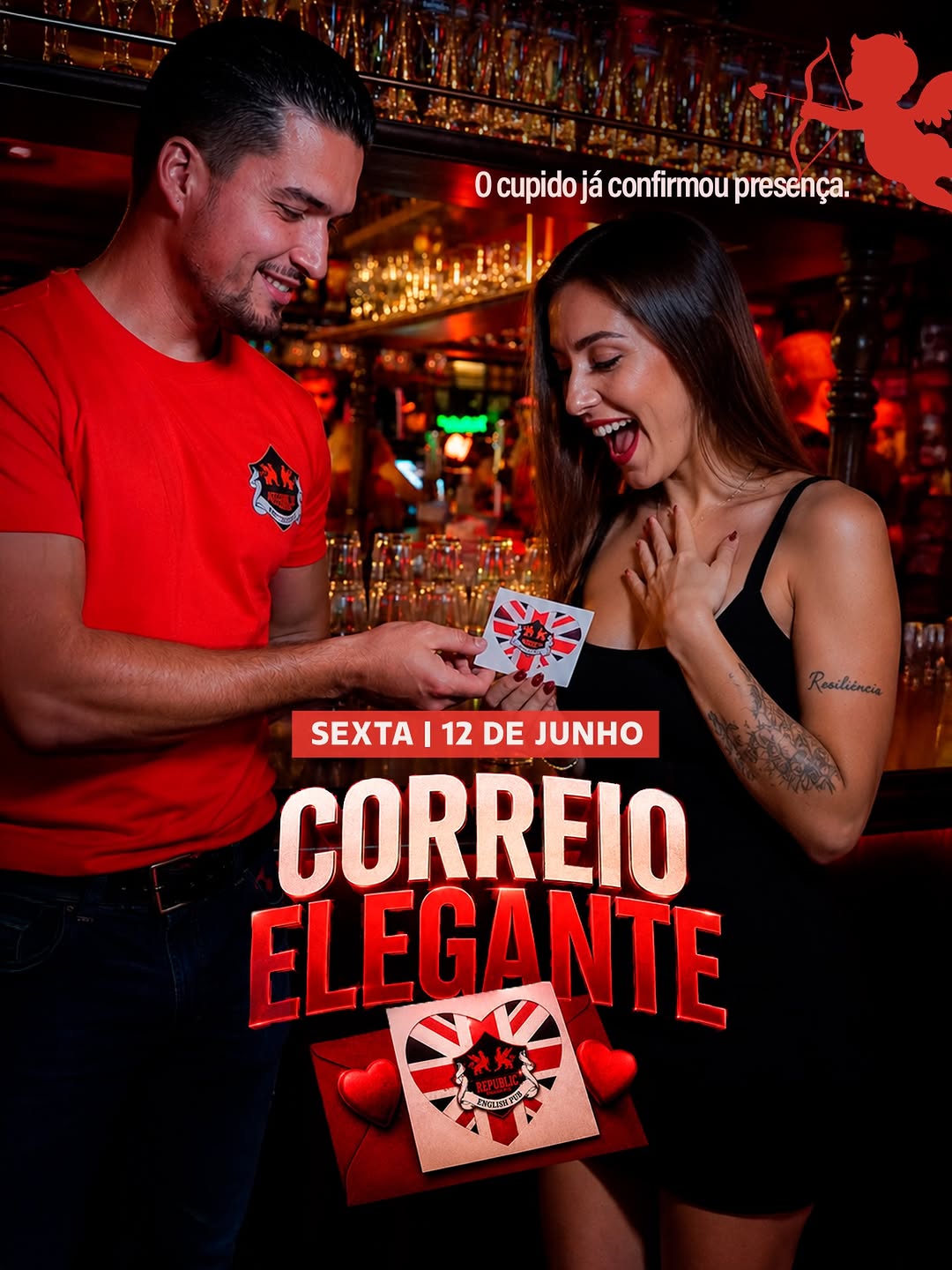 Match Night - Correio Elegante Especial — Republic Pub, Pinheiros, São Paulo